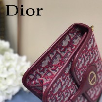 DIOR  迪奧型號M5870A-03原版皮Oblique郵差包