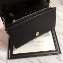 DIOR迪奧 原版皮 斜背包手包-01
