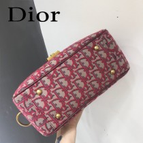 DIOR  型號M8613A-01迪奧 Obique標誌性帆布保齡球包