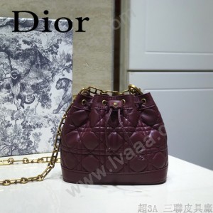 DIOR迪奧 編號1692-02 原版小羊皮Miss DIOR手袋 水桶包