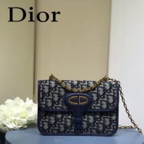 DIOR  迪奧型號M5870A-02原版皮Oblique郵差包