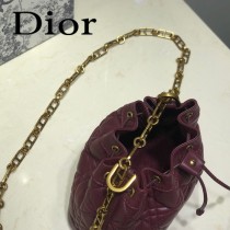 DIOR迪奧 編號1692-02 原版小羊皮Miss DIOR手袋 水桶包