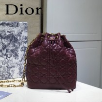DIOR迪奧 編號1693-02 原版小羊皮Miss DIOR手袋 水桶包