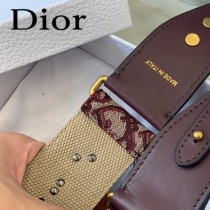 DIOR迪奧原版皮 復古肩帶-05