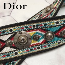 DIOR迪奧原版皮 復古肩帶-08