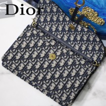 DIOR迪奧原版皮M9013-02 SADDLE OBLIQUE手拿包