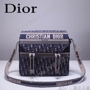DIOR迪奧原版皮 爆款  D Camp新款郵差包