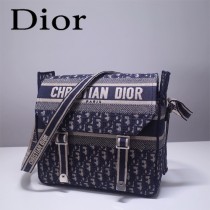 DIOR迪奧原版皮 爆款  D Camp新款郵差包