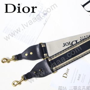 DIOR迪奧原版皮 復古肩帶-07