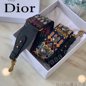 DIOR迪奧原版皮 復古肩帶-03