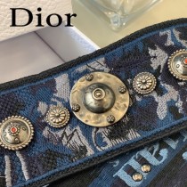 DIOR迪奧原版皮 復古肩帶-02