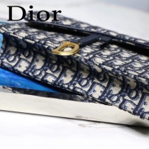 DIOR迪奧原版皮M9013-02 SADDLE OBLIQUE手拿包