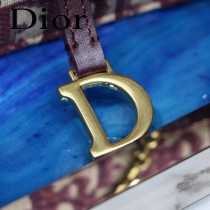DIOR迪奧原版皮M9013-01 SADDLE OBLIQUE手拿包