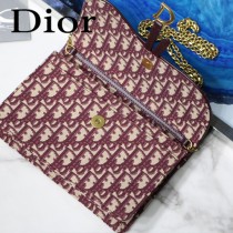 DIOR迪奧原版皮M9013-01 SADDLE OBLIQUE手拿包