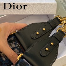 DIOR迪奧原版皮 復古肩帶-02
