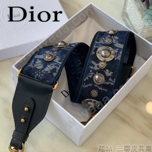 DIOR迪奧原版皮 復古肩帶-02