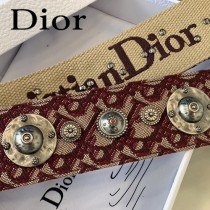 DIOR迪奧原版皮 復古肩帶-05