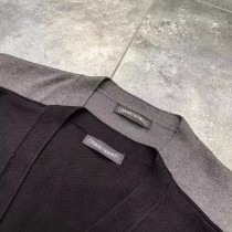 新款開衫毛衣重工制作 超多細節雙袖經典十字架pu皮縫制男女同款