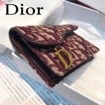 DIOR迪奧原版皮小卡包  Oblique Saddle卡包 零錢包-02