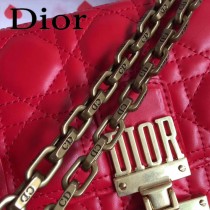 DIOR迪奧原版皮新款DIORADDICT藤格紋小羊皮翻蓋式手提包-04