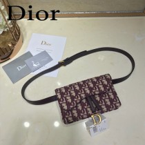 DIOR迪奧原版皮新款  Saddle 新款馬鞍腰包-01