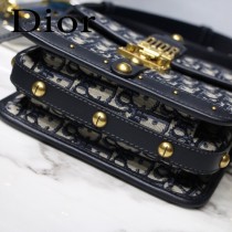 DIOR迪奧原版皮新款  Dioradict 老花布系列 郵差包