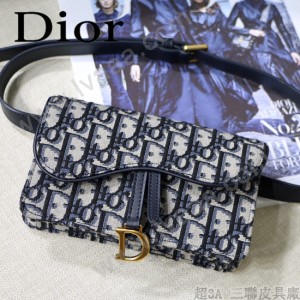 DIOR迪奧原版皮新款  Saddle 新款馬鞍腰包-02
