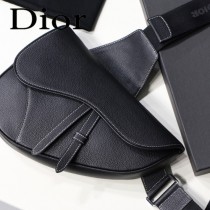 DIOR迪奧原版皮Pre-Fall 早春系列全皮saddle馬鞍包-01