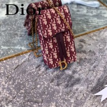DIOR迪奧原版皮新款Oblique系列手機包-02