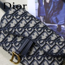 DIOR迪奧原版皮新款  Saddle 新款馬鞍腰包-02