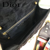 DIOR迪奧原版皮新款DIORADDICT藤格紋小羊皮翻蓋式手提包-09
