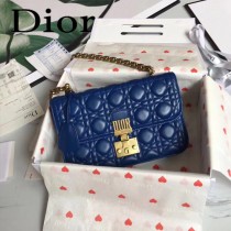 DIOR迪奧原版皮新款DIORADDICT藤格紋小羊皮翻蓋式手提包-06