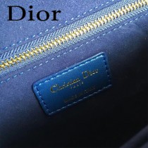 DIOR迪奧原版皮新款DIORADDICT藤格紋小羊皮翻蓋式手提包-06