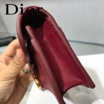 DIOR迪奧原版皮小卡包  全皮卡包 零錢包-01