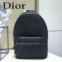 DIOR迪奧原版皮Oblique雙肩背包可以當情侶款