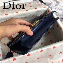 DIOR迪奧原版皮新款DIORADDICT藤格紋小羊皮翻蓋式手提包-09
