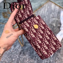 DIOR迪奧原版皮新款Oblique系列手機包-02