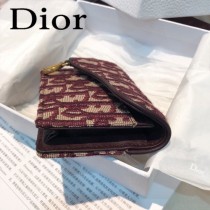 DIOR迪奧原版皮小卡包  Oblique Saddle卡包 零錢包-02