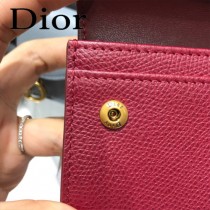 DIOR迪奧原版皮小卡包  全皮卡包 零錢包-01