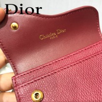 DIOR迪奧原版皮小卡包  全皮卡包 零錢包-01