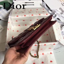 DIOR迪奧原版皮新款DIORADDICT藤格紋小羊皮翻蓋式手提包-03
