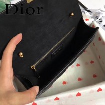 DIOR迪奧原版皮新款DIORADDICT藤格紋小羊皮翻蓋式手提包-02