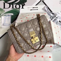DIOR迪奧原版皮新款DIORADDICT藤格紋小羊皮翻蓋式手提包-07