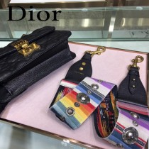 DIOR迪奧原版皮新款DIORADDICT藤格紋小羊皮翻蓋式手提包-09