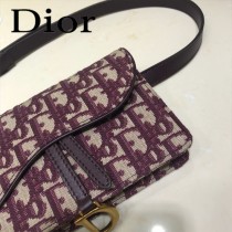 DIOR迪奧原版皮新款  Saddle 新款馬鞍腰包-01