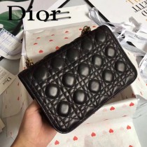 DIOR迪奧原版皮新款DIORADDICT藤格紋小羊皮翻蓋式手提包-02
