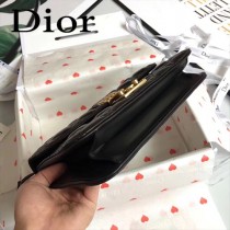 DIOR迪奧原版皮新款DIORADDICT藤格紋小羊皮翻蓋式手提包-02