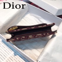 DIOR迪奧原版皮小卡包  Oblique Saddle卡包 零錢包-02