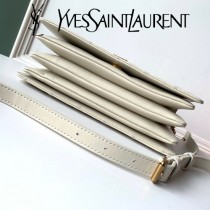 YSL 568906-1 聖羅蘭新款原版皮ANGIE小羊皮鏈條翻蓋包