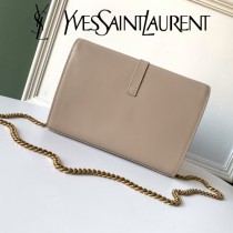 352663-1 YSL 圣羅蘭新款原版皮經典信封包